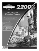 Briggs & Stratton Pressure Washer 20228 User manual