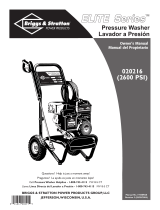 Briggs & Stratton Pressure Washer 20216 User manual