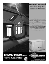 Briggs & Stratton Portable Generator 01815-0 User manual