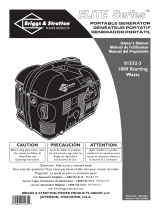 Briggs & Stratton Portable Generator 01532-3 User manual