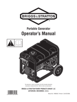 Briggs & Stratton Portable Generator 030209-2 User manual