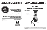 McCulloch Chipper MCS2001 User manual