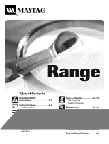 Maytag Range AES5730BAB User manual