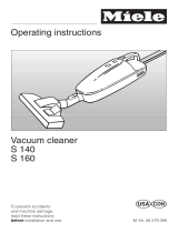 Miele Vacuum Cleaner S 140 S 160 User manual
