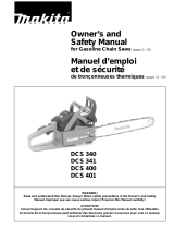 Makita Chainsaw DCS 400 User manual