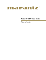 Marantz Flat Panel Television PD4220V User manual