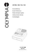 Olympia Cash Register CM 702. CM 711 User manual