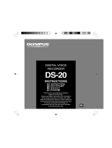 Olympus MP3 Player DS-20 User manual
