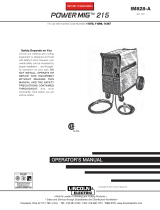 Lincoln Electric 215 User manual