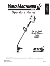 MTD Trimmer 2800M User manual