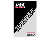 MTX Thunder 1004 User manual