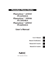 NEC PX-50XM6A User manual