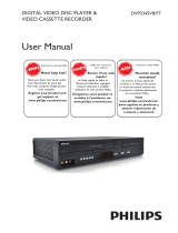 Philips DVD VCR Combo DVP3345VB/F7 User manual