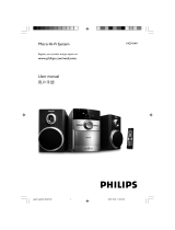Philips Speaker System MCM149 User manual
