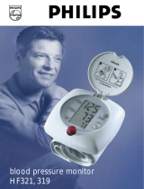 Philips Blood Pressure Monitor HF319 User manual