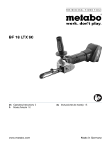 Metabo BF 18 LTX 90 5.2 User manual
