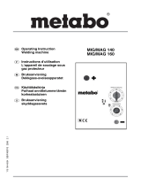 Metabo MIG/MAG 140 User manual