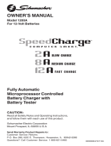 Schumacher Battery Charger 1200A User manual