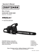 Craftsman Chainsaw 316.35084 User manual