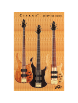 Peavey Cirrus Bass Guitar User manual