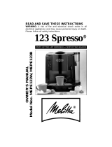 Salton Espresso Maker MEPE123B User manual