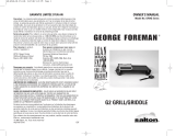 George Foreman GF64G Series User manual