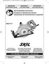 Skil SKILSAW MAG77LT User manual