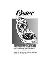 Oster Waffle Iron 3877 User manual