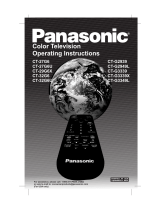 Panasonic CT 32G6 User manual