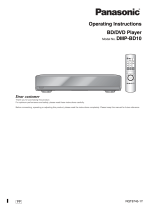 Panasonic DVD Player DMP-BD10 User manual