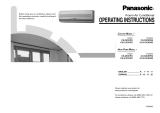 Panasonic CS-A12CKPG User manual