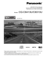 Panasonic MP3 Player CQ-C8413U User manual