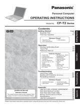Panasonic CF-T2 User manual