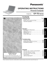 Panasonic CF-T2 Series User manual