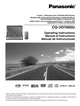 Panasonic Car Video System CQ-VD7003U User manual
