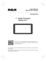 RCA Tablet Accessory RCT6077W2 User manual