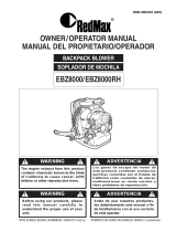RedMax BACKPACK EBZ8000 User manual