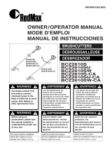 RedMax Brush Cutter BCZ2610S User manual