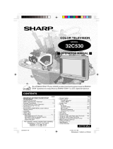 Sharp TV VCR Combo 32C530 User manual