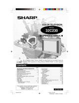 Sharp CRT Television 32C230 User manual