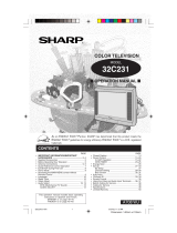 Sharp CRT Television 32C231 User manual