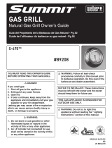 Summit Gas Grill 89208 User manual