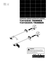 Shindaiwa T3410/EVC User manual