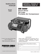 Porter-Cable JOB BOSS C3550 User manual