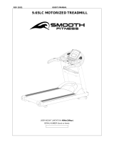 Smooth Fitness Treadmill 9.65LC User manual