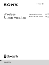 Sony Wireless Office Headset XBA-BT75 User manual