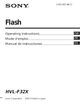 Sony Camera Flash HVL-F32X User manual