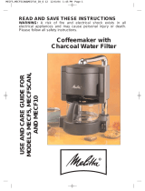 Toastmaster Coffeemaker MECF10 User manual