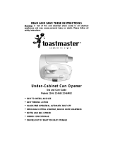 Toastmaster Can Opener 2246B User manual