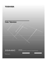 Toshiba Flat Panel Television 20A46C User manual